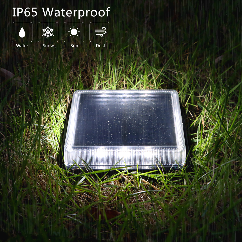 Solar Deck Light Outdoor Water - Outdoor Lighting Ground Fixtures avis et prix