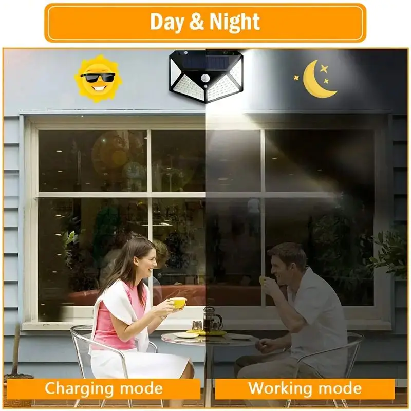 100LED Outdoor Solar Garden Li - Outdoor Lighting Sconce avis et prix
