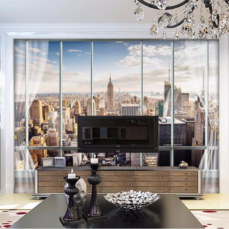 Photo Wallpaper Custom 3D Ster - Outdoor Lighting New York avis et prix