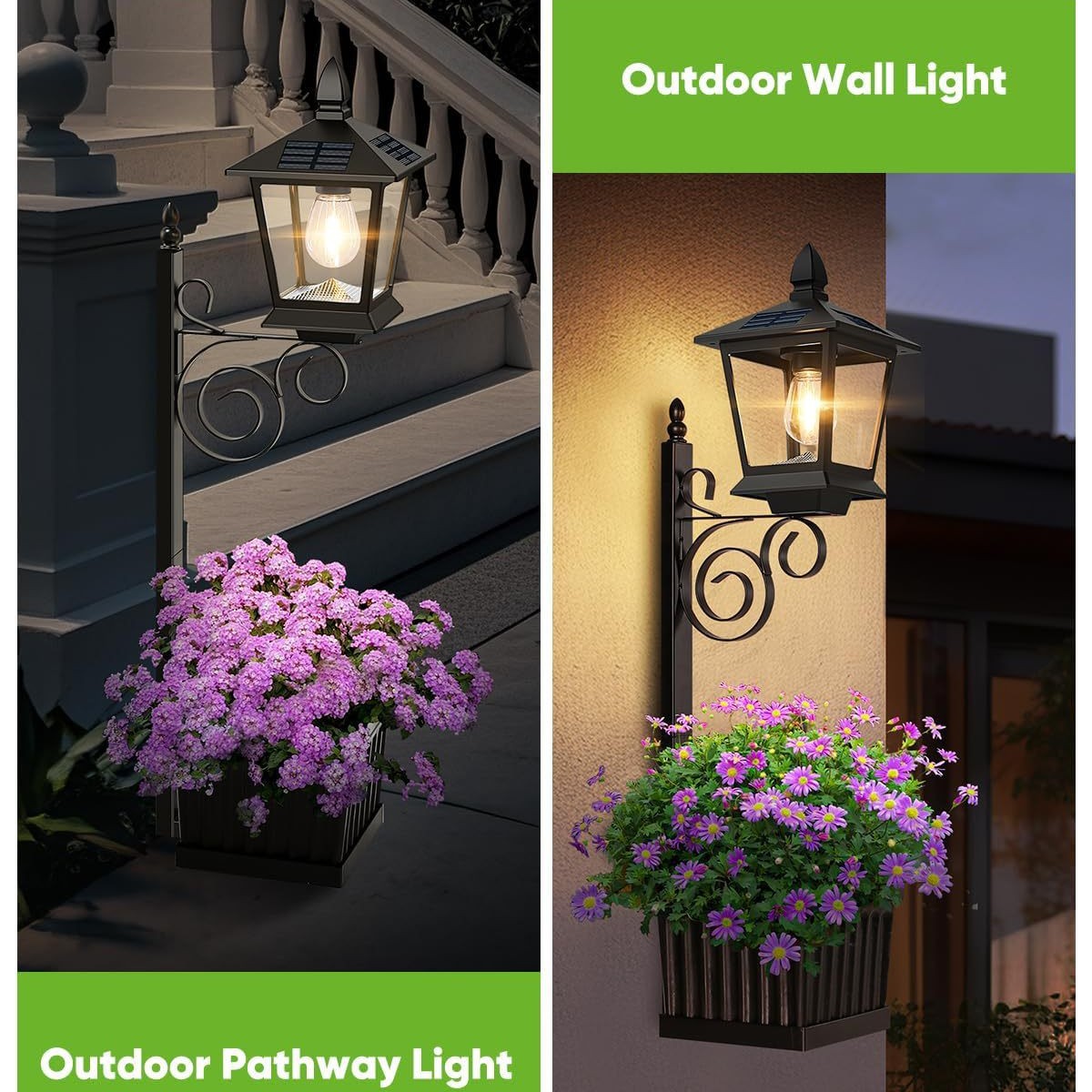 2-in-1 Solar Garden Planter La - Outdoor Lighting In Ground avis et prix