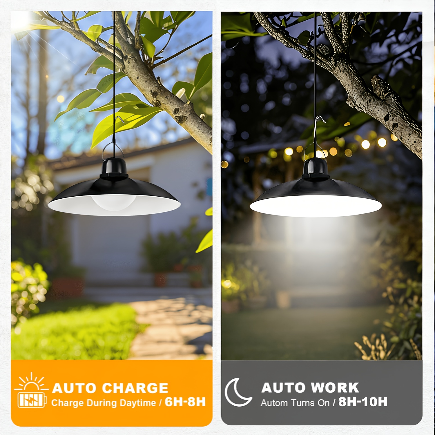 1pc Solar Pendant Light Outdoo - Outdoor Lighting Modern avis et prix