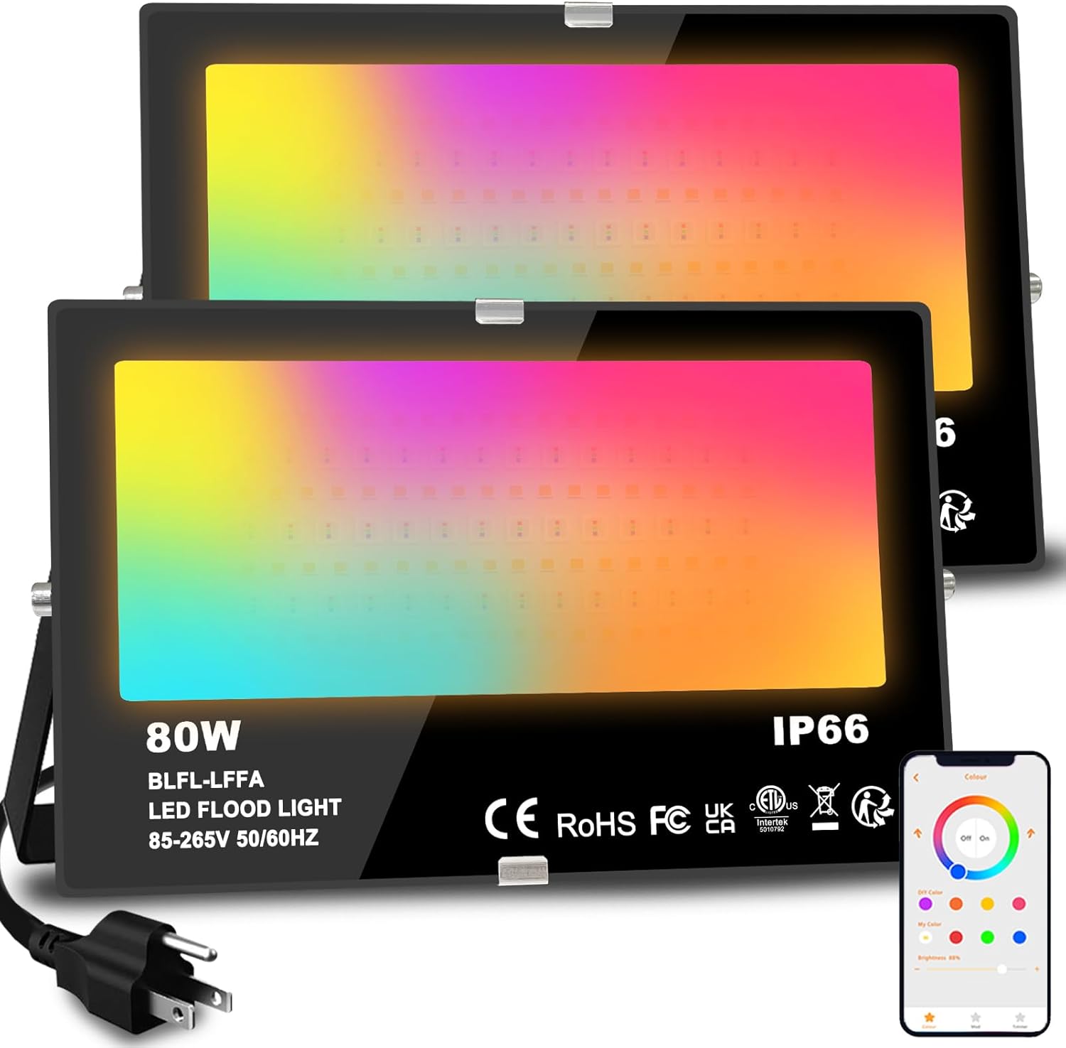 Smart RGB LED Flood Light 800W - Led Flood Light avis et prix