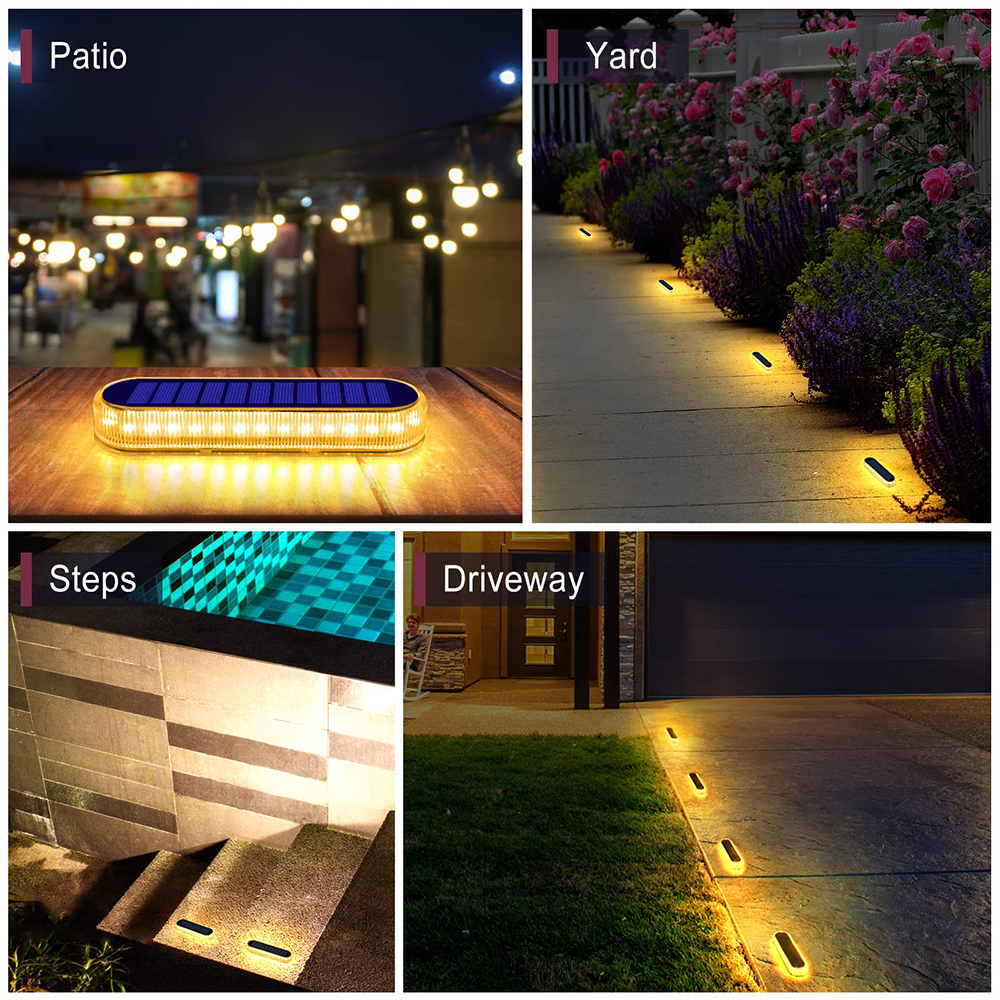 Solar Deck Light IP68 LED Grou - Outdoor Lighting Ground Fixtures avis et prix