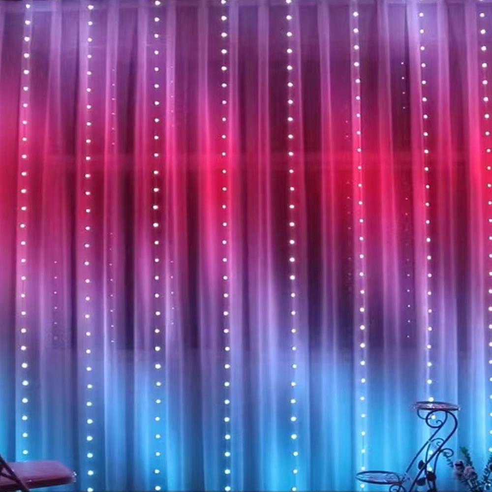 3M RGB Smart LED Curtain Light - Outdoor Lighting And Decor avis et prix