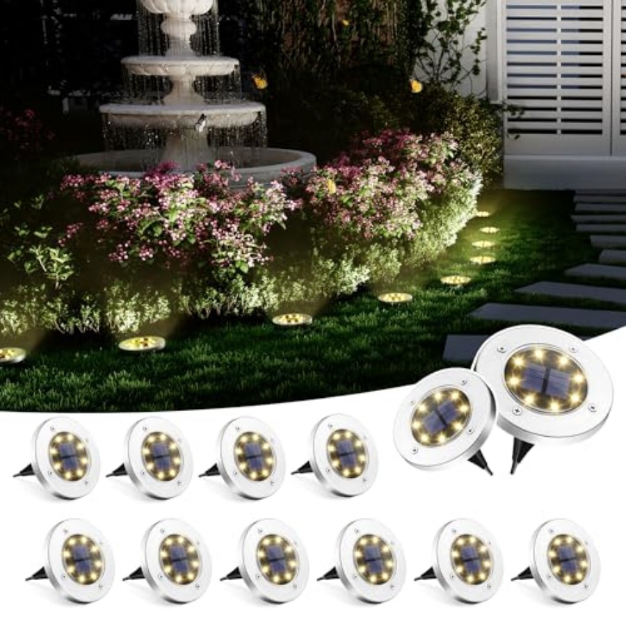 Solar Ground Lights Solar Ligh - Outdoor Lighting In Ground avis et prix