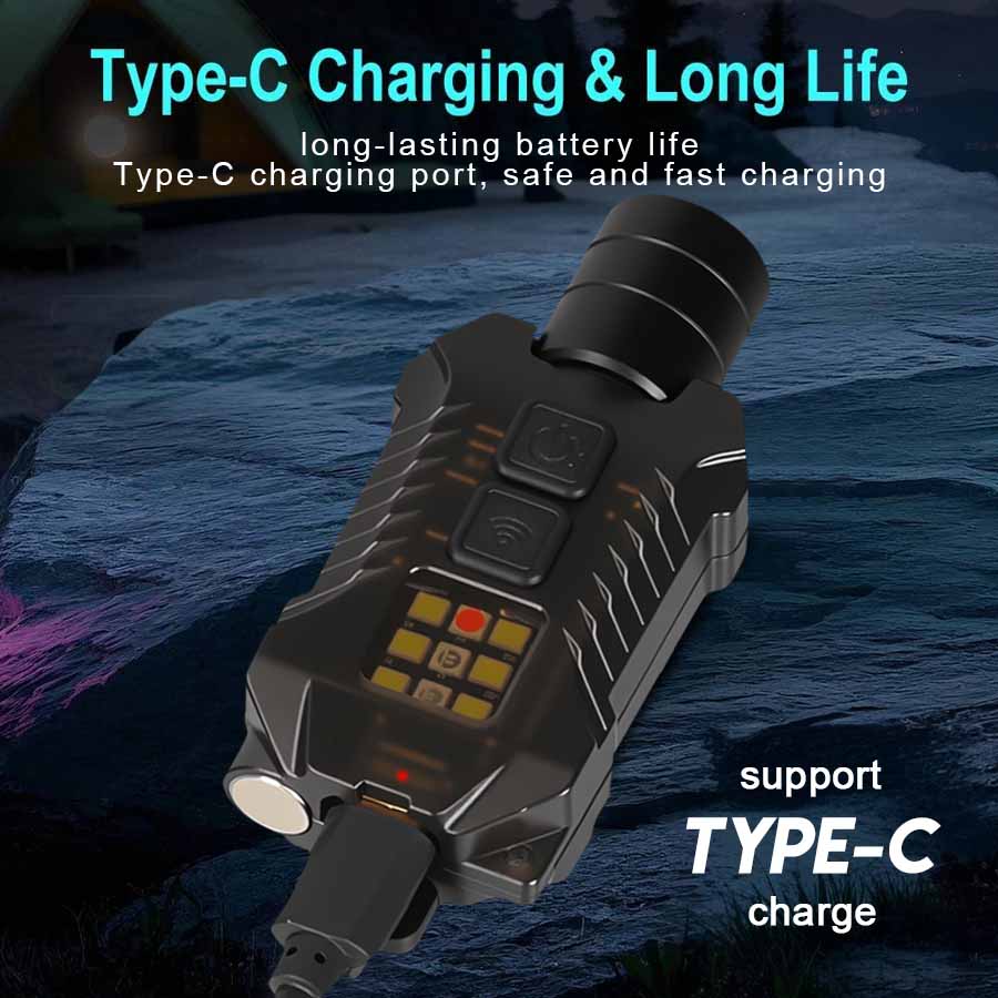 Rechargeable Powerful EDC Flas - Led Flood Light avis et prix