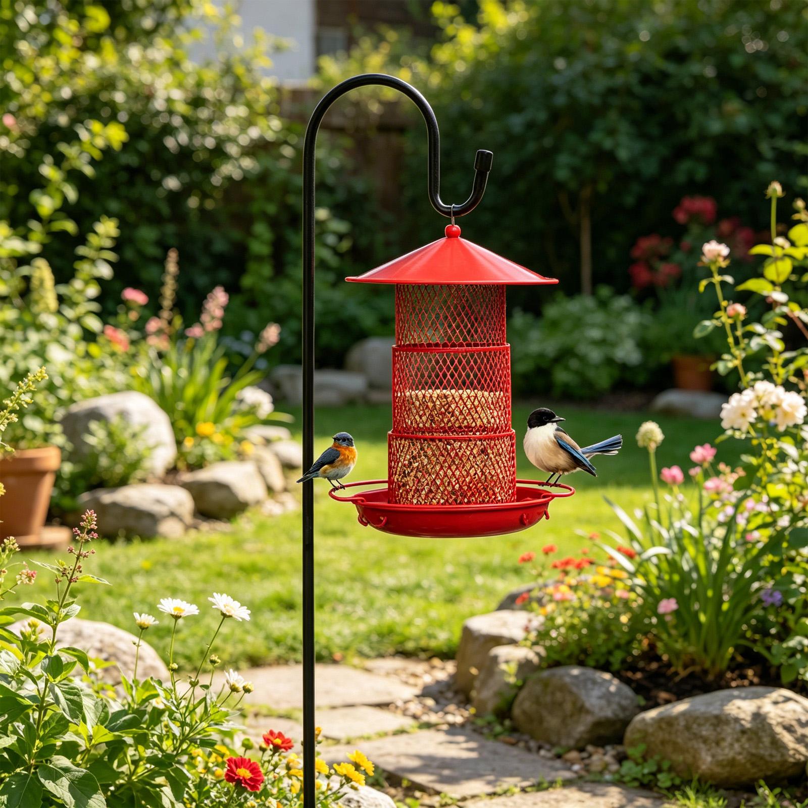 Bird Feeder Hook 47 Inch Metal - Outdoor Lighting Pole avis et prix