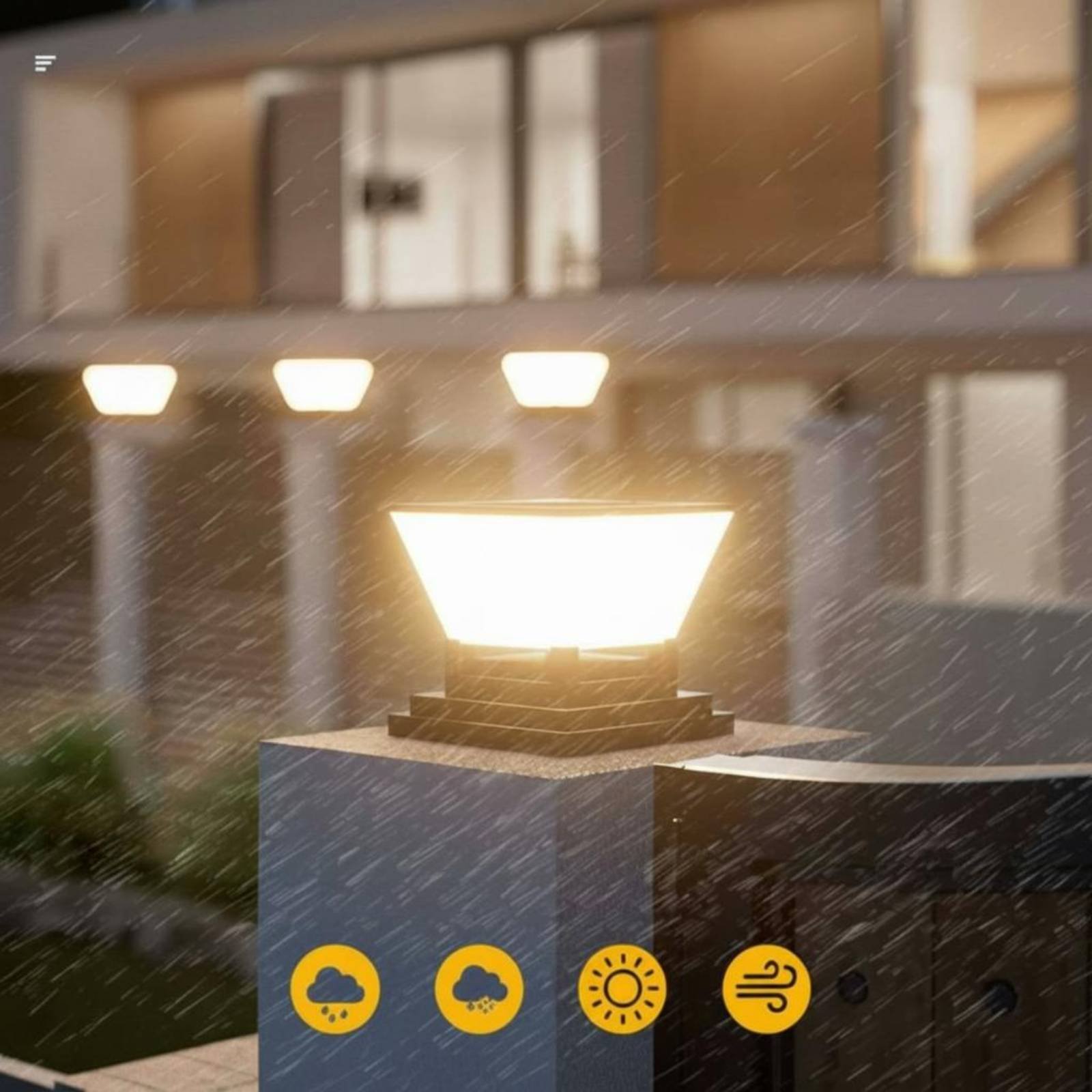 Solar Post Light Water Resista - Outdoor Lighting Modern avis et prix